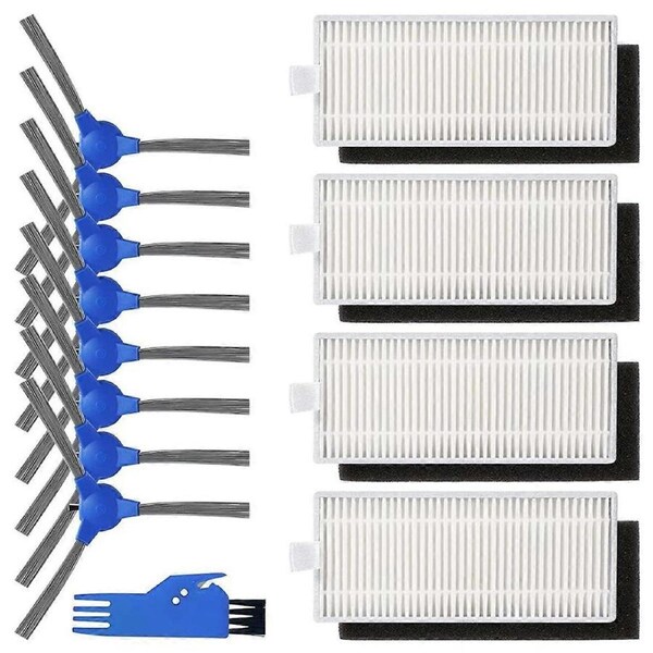 JOYBUY Replacement Filters Side Brushes for RoboVac 11S, RoboVac 12, 15C, 15T, 25C, 30, 30C, 35C Robot Vac