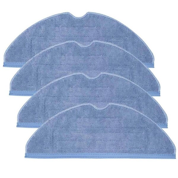 JOYBUY 4Pcs Vacuum Mop Replacement Pads for Roborock T7 T7 Plus S7 Reusable Floor Expert Wet Replacement Microfiber Soft Pad