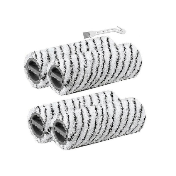 JOYBUY 4pcs Stone Roller Brush For Fc7 Fc7 Premium Fc5 Fc5 Premium Fc3 Cordless Floor Cleaner Parts
