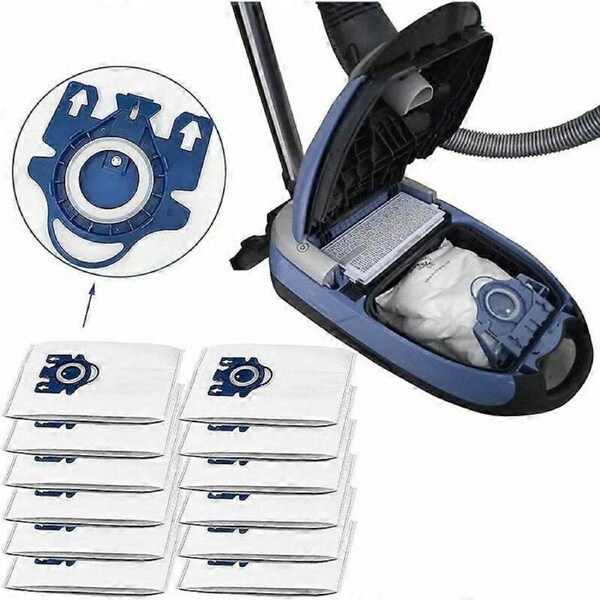 JOYBUY Set of 6 Miele GN Hygiene 3D Dust Bags for Miele GN Series S2000 S5000 S8000 C1 C2 C3