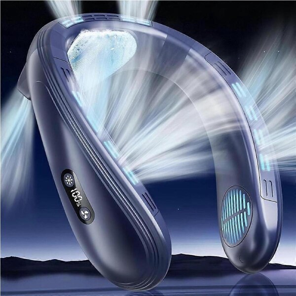 JOYBUY Neck Air Conditioner, Full-Body Cooling Neck Fan, 8000mAh Rechargeable Wearable AC Air Conditioner