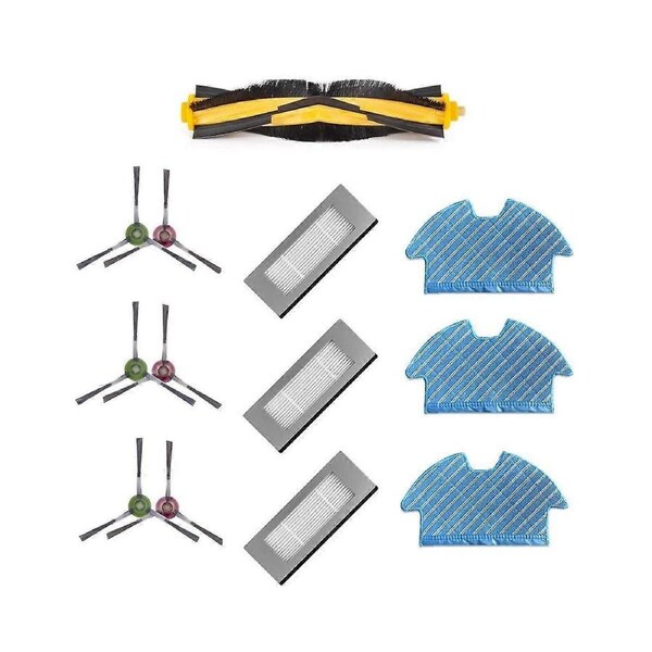 JOYBUY Brush Filter Mop Cloth Set for Deebot OZMO 900 905 DN55 DN35 Robot Vacuum