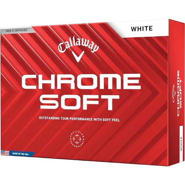 Callaway Chromesoft White Golf Balls 1 Dozen