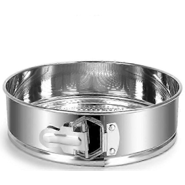10 Inch Pan Round Nonstick Cake Pan Stainless Steel,Leakproof Spring form Pans for Baking_SZXM