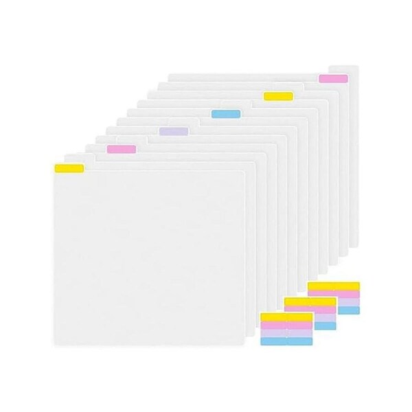 12-piece 31 X 32cm Paper Storage Organizer Sexy Index Tags For Storage Box Dividers