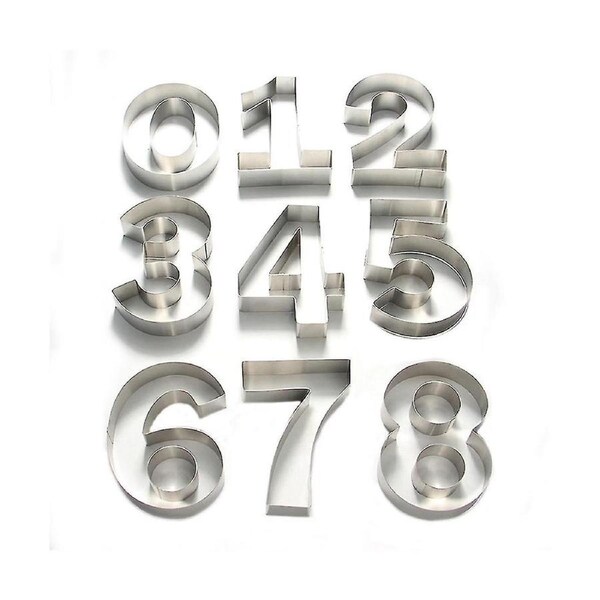 0-8 Numbers Cake Mold Cake Decorating Tools Confectionery Maker Birthday Cake Tools Pastry Mold For