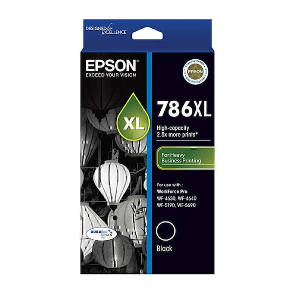 Epson 786XL Black Ink Cart