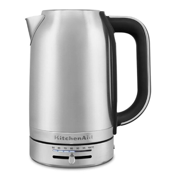 KitchenAid 1.7L Variable Temperature Electric Kettle Stainless Steel 5KEK1701ASX