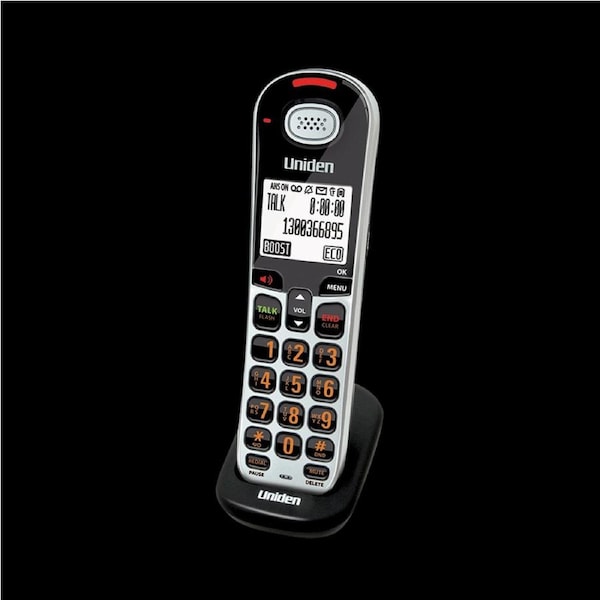 Uniden SSE06 - Optional Sight Sound Enhanced Digital Cordless Handset - Two Way Alert Function - Ideal for visually and hearing impaired - NBN Compatible