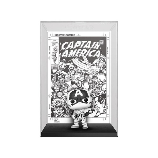 Marvel Comics 85th Anniv Captain America #1 Pop Comic Cover Action Figure w/Case