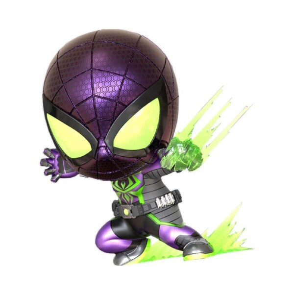 Marvel Spider-Man Miles Morales Purple Reign Suit Cosbaby Action Figure Statue
