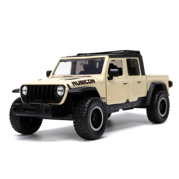 Just Trucks 2020 Jeep Gladiator 1:24 Scale Diecast Vehicle Car Figure Beige