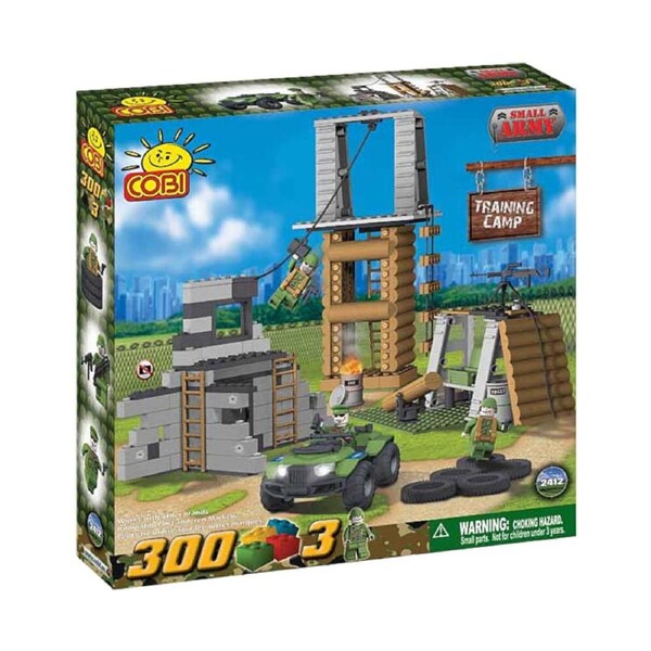 300pc Small Army Training Camp Construction Buildable Action Figure Toy Set