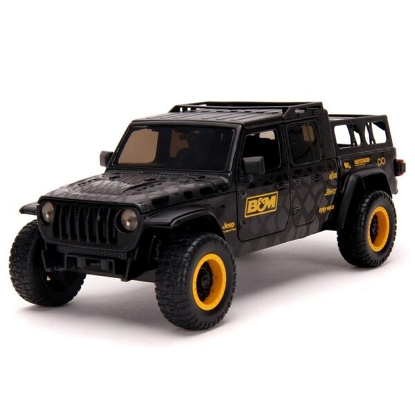 Just Trucks 2020 Jeep Gladiator 1:24 Scale Diecast Vehicle Car Figure Black