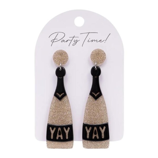 Splosh Celebration Earrings - Champagne