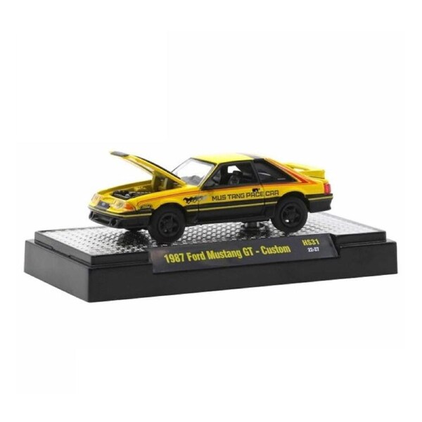 M2 Machines 1:64 Scale 1987 Ford Mustang GT Custom Pace Car Diecast Model