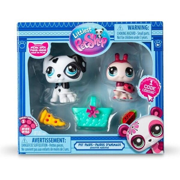 Littlest Pet Shop Pet Pairs Series 3 Picnic Spot 2 Pack Figures
