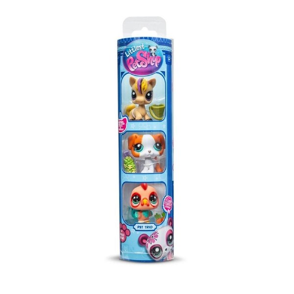 Littlest Pet Shop Trio In Tube Series 3 Barnyard Pets 3 Pack Figures