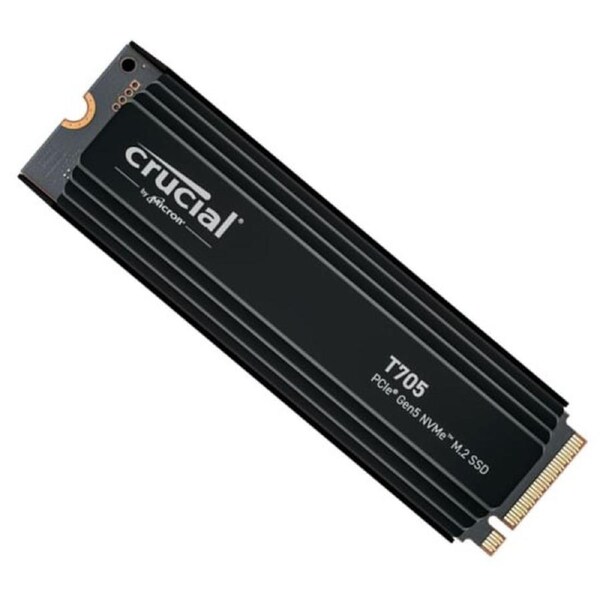 Crucial T705 1TB Gen5 NVMe SSD with Heatsink [CT1000T705SSD5]