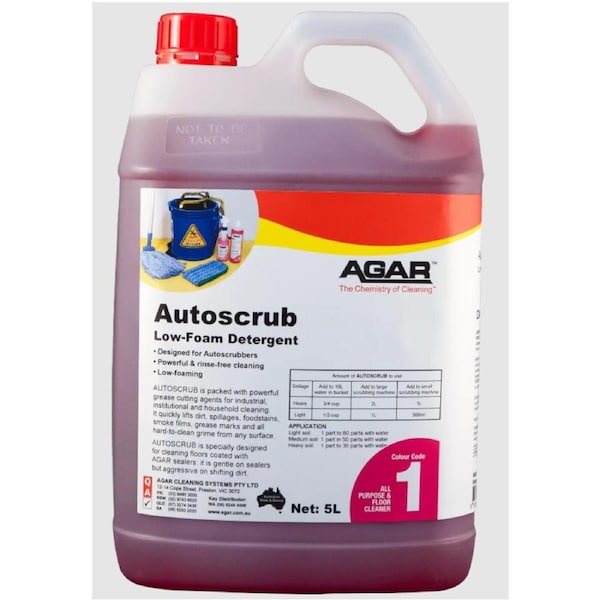 5L Agar Autoscrub All Purpose and Floor Cleaning detergent