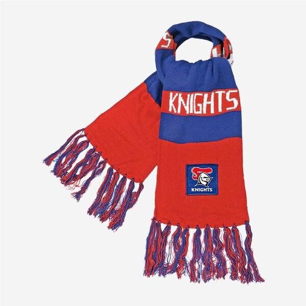 NRL Bar Scarf with Patch - Newcastle Knights - Rugby League - Supporter