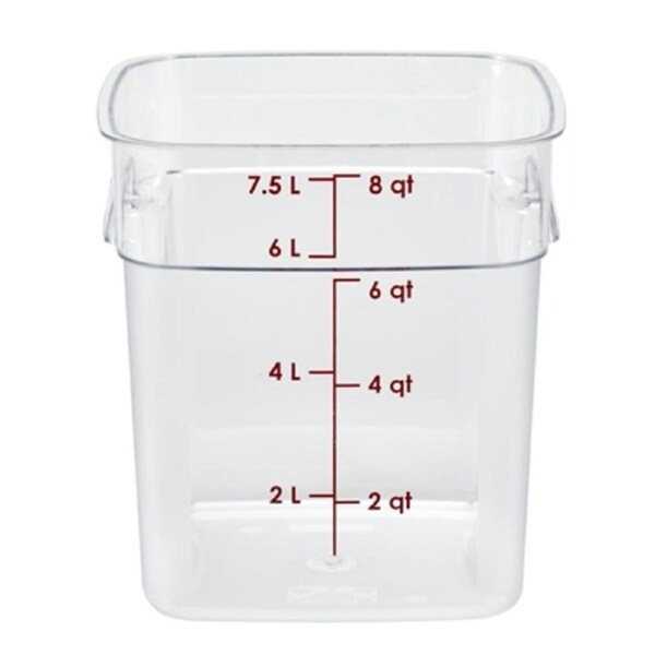Cambro Fresh Pro Square Container Polycarbonate - Clear - 7.6Ltr
