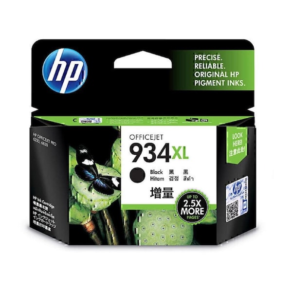 HP #934 Black XL Ink C2P23AA