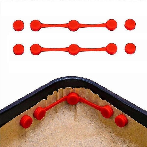 6-Pack Air Fryer Silicone Magnet Clips Heat Resistant & Non-Slip for Securing Parchment Paper Prevents Food Contact with Heating Element