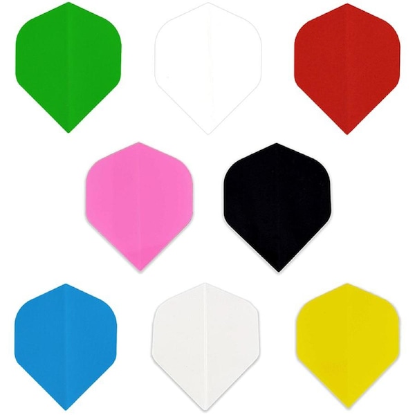 Formula Sports Polyester Plain Standard Dart Board Darts Flights 8 Sets