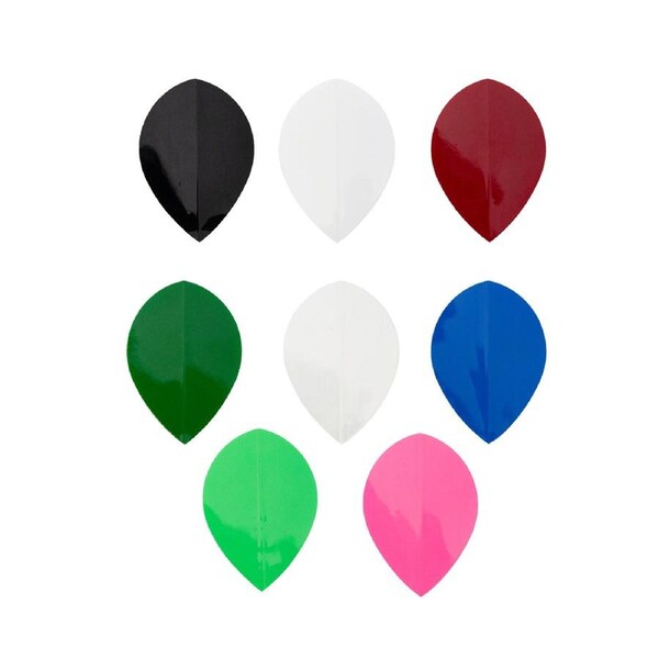 Formula Sports Polyester Plain Pear Dart Board Darts Flights 8 Sets