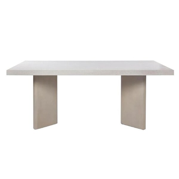 Belle Symon Dining Table Sintered Stone Indoor Furniture 198x108 Off White