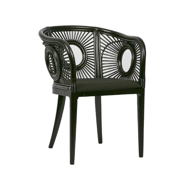 Belle Solstice Wooden Dining Chair Indoor Dining Furniture 60x82cm Black