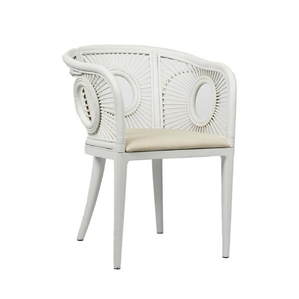 Belle Solstice Wooden Dining Chair Indoor Dining Furniture 60x82cm White