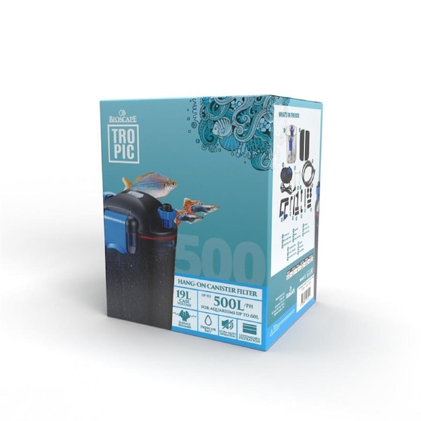 Bioscape Hang On Canister Filter 500lph (BIS36)