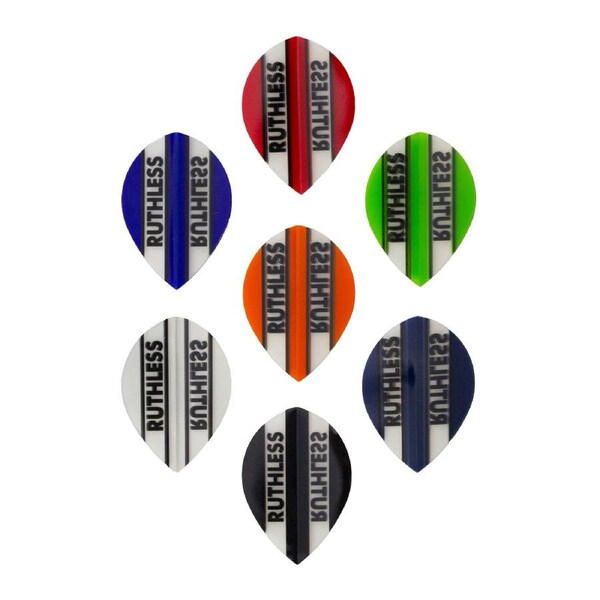 Formula Sports Ruthless Plain Flights Pear Dart Board Darts Flights 7 Sets