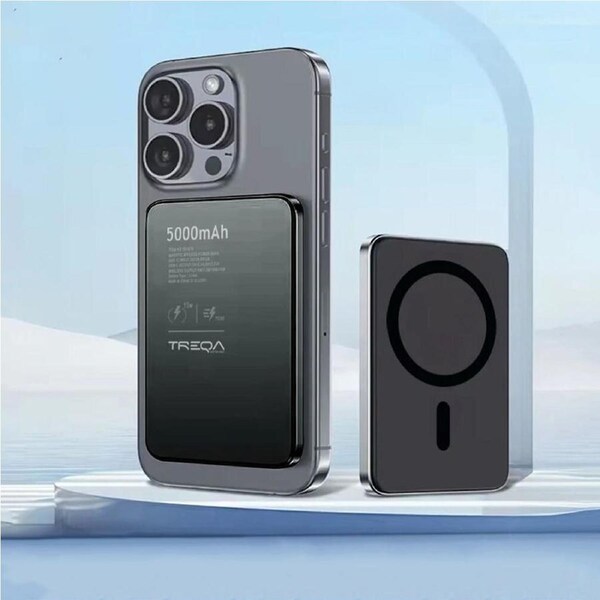 5000Mah Wireless Charger Power Bank Fast Charging USB C Magnetic for iPhone 16