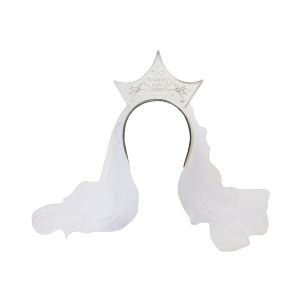 Cinderella 1950 Happily Ever After Headband 10.5x8.5in One-Size White 3y+
