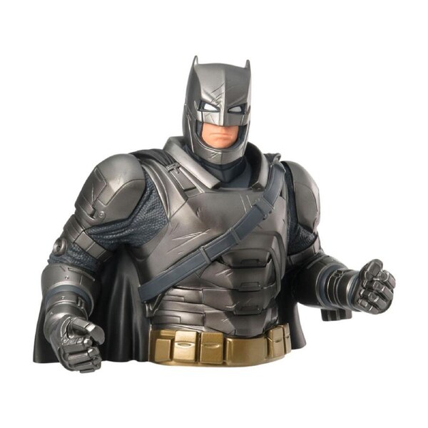 Batman vs Superman Dawn Of Justice Armoured Batman Bust Coin Bank Figure 5.9in