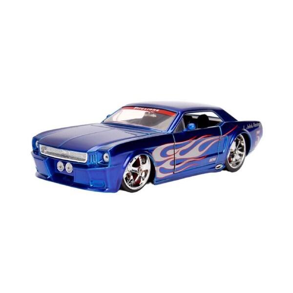 Big Time Muscle 1965 Ford Mustang GT 1:24 Scale Diecast Metal Vehicle Car Toy