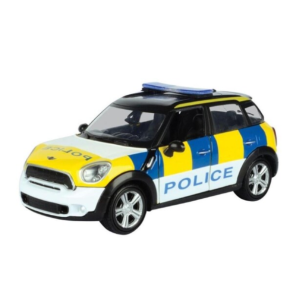 Motormax 1:24 Scale Mini Cooper S Countryman Police Car City Classics Model Car