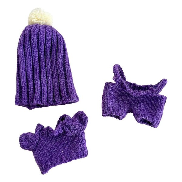 Plush Doll Clothes Adorable Pendant Doll Fashion Dress up for 5.91inch Doll