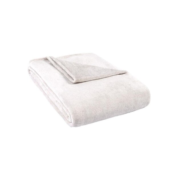 Jason Super Soft Melange 320 GSM Soft Plush Blanket Linen Single Bed
