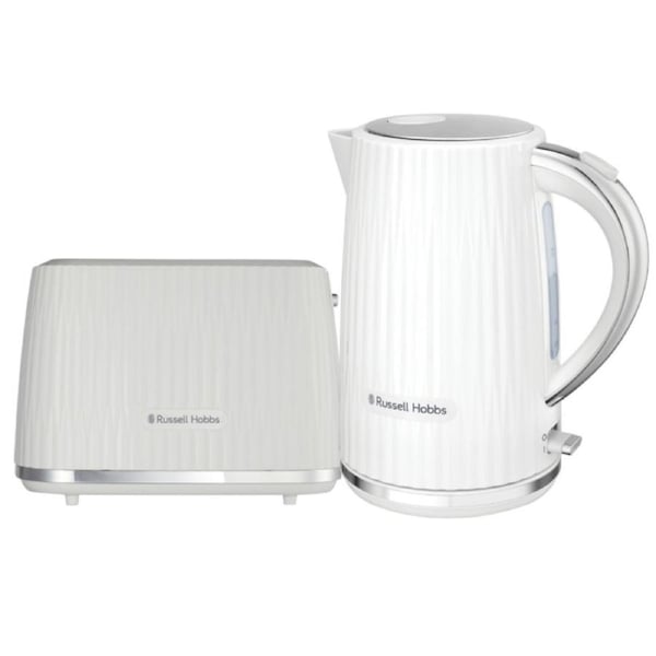 Russell Hobbs Eden 1.7L Kettle & 2 Slice Toaster - White