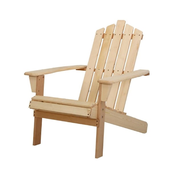 Gardeon Outdoor Furniture Sun Lounge Chairs Table Beach Chair Patio Adirondack Nude / 1pc set