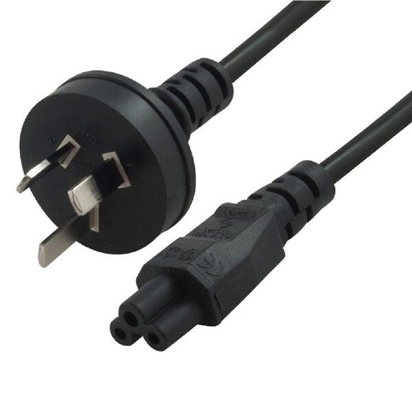 Comsol 3-Pin AU Male to C5 Female Clover Leaf Power Cable - 50cm (IEC-C5-0.5)