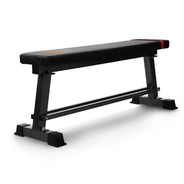 Everfit Weight Bench Press Flat Benches Home Gym Fitness Strength Training Model 1 - Black