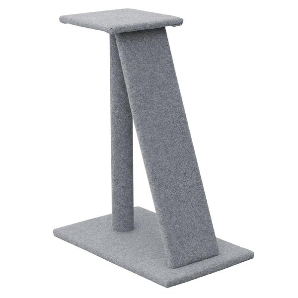 i.Pet Cat Tree Tower Scratching Post Scratcher Wood Condo Bed Toys Play Ladder 82cm Grey