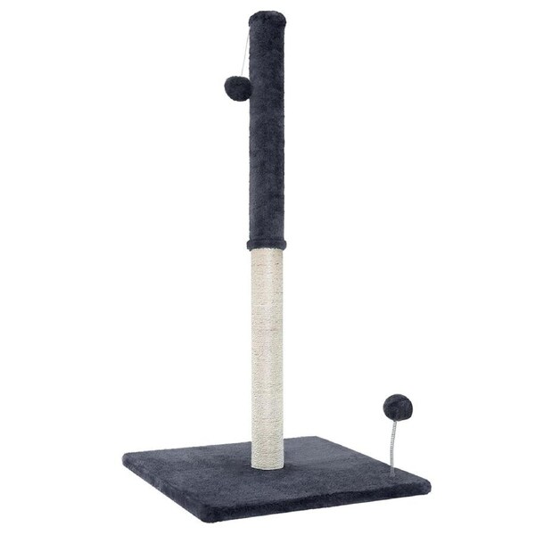 i.Pet Cat Tree Tower Scratching Post Scratcher Wood Condo Bed Toys Play Ladder 105cm Grey