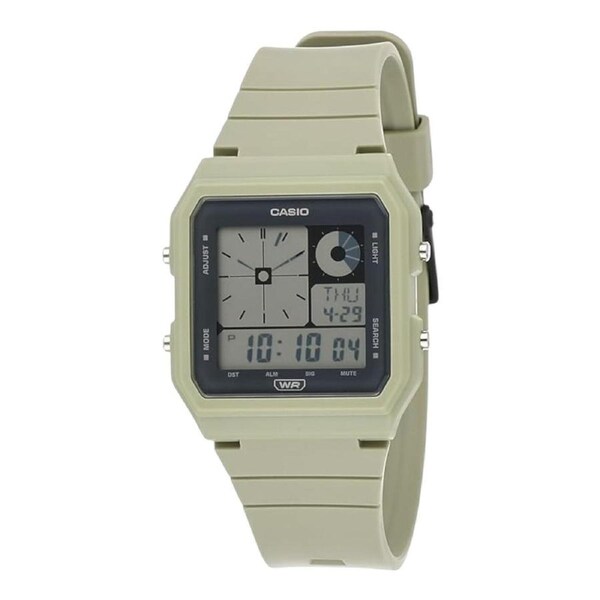 Casio LF-20W-3A POP Retro Playful Twin Graph Digital Green Bio Unisex Watch