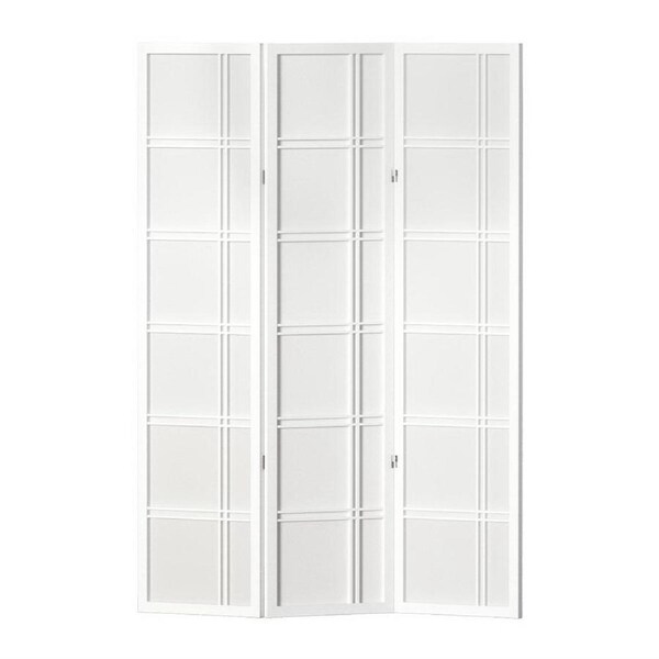 Artiss Room Divider Screen Privacy Wood Dividers Stand Nova 3/4/6/8 Panel 3 Panel - White
